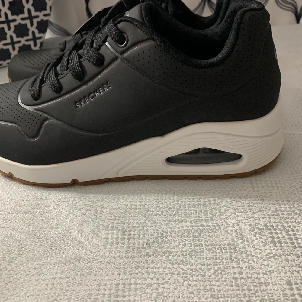Skechers Women Uno-Stan on Air Black size 6 or 7.5 - Picture 6 of 16